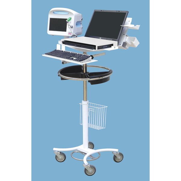 Medical Grade Laptop Vital Signs Stand